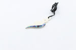 Bone Double Twist Pendant.