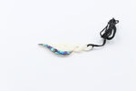 Bone Double Twist Pendant.