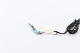 Bone Double Twist Pendant.