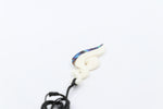 Bone Double Twist Pendant.