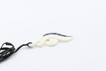 Bone Double Twist Pendant.