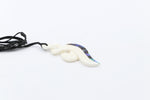 Bone Double Twist Pendant.