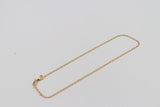 9ct Gold Belcher Link Anklet