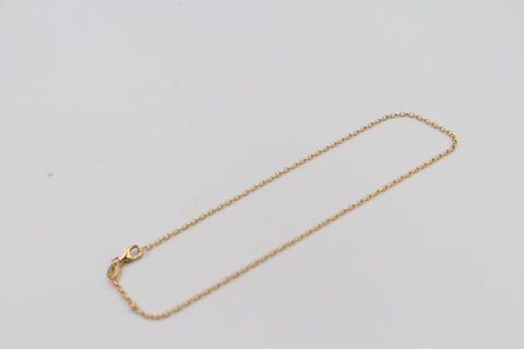 9ct Gold Belcher Link Anklet