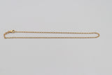 9ct Gold Belcher Link Anklet