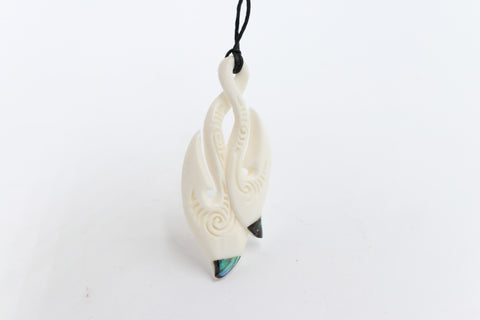 Bone Double Hook Pendant