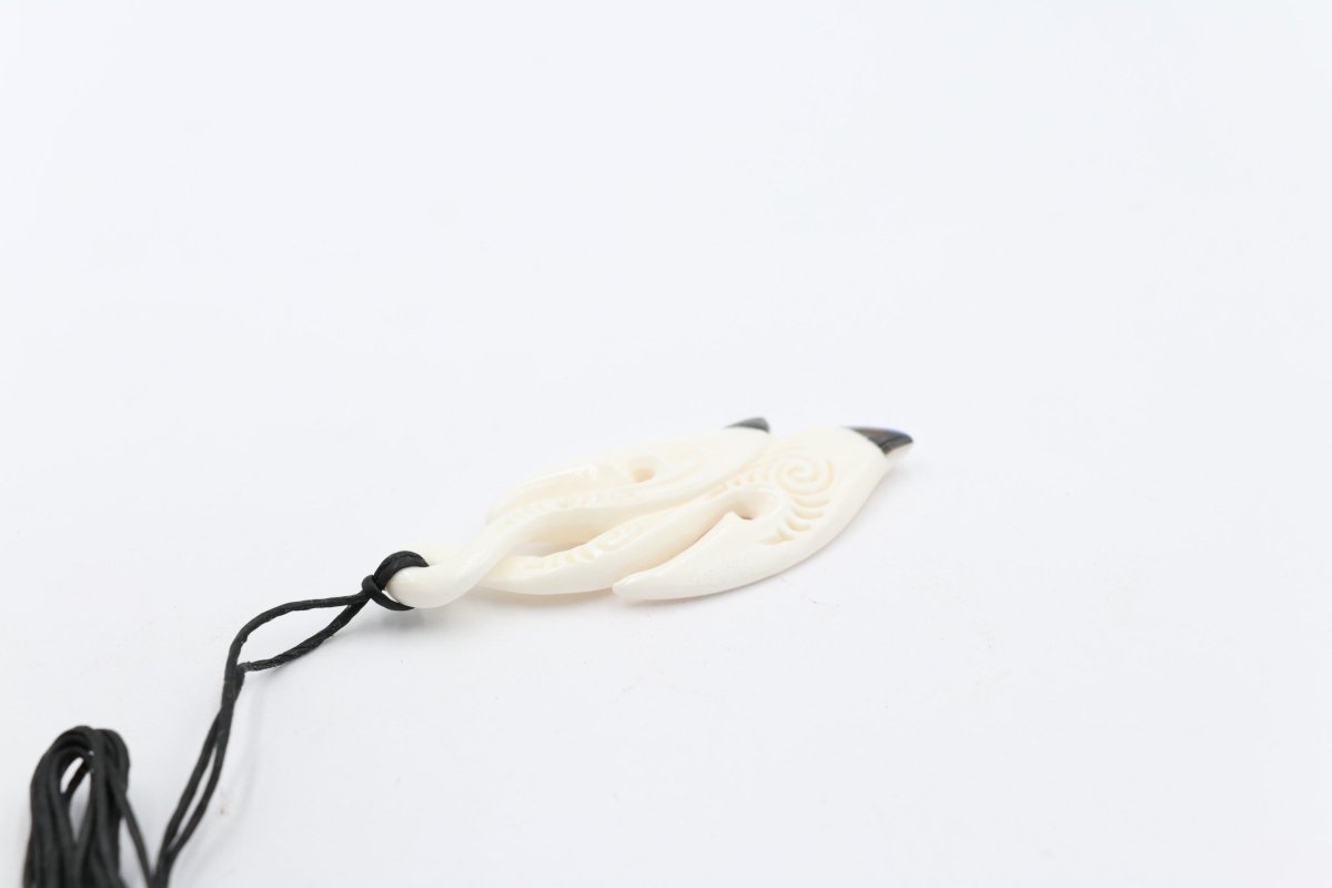 Bone Double Hook Pendant