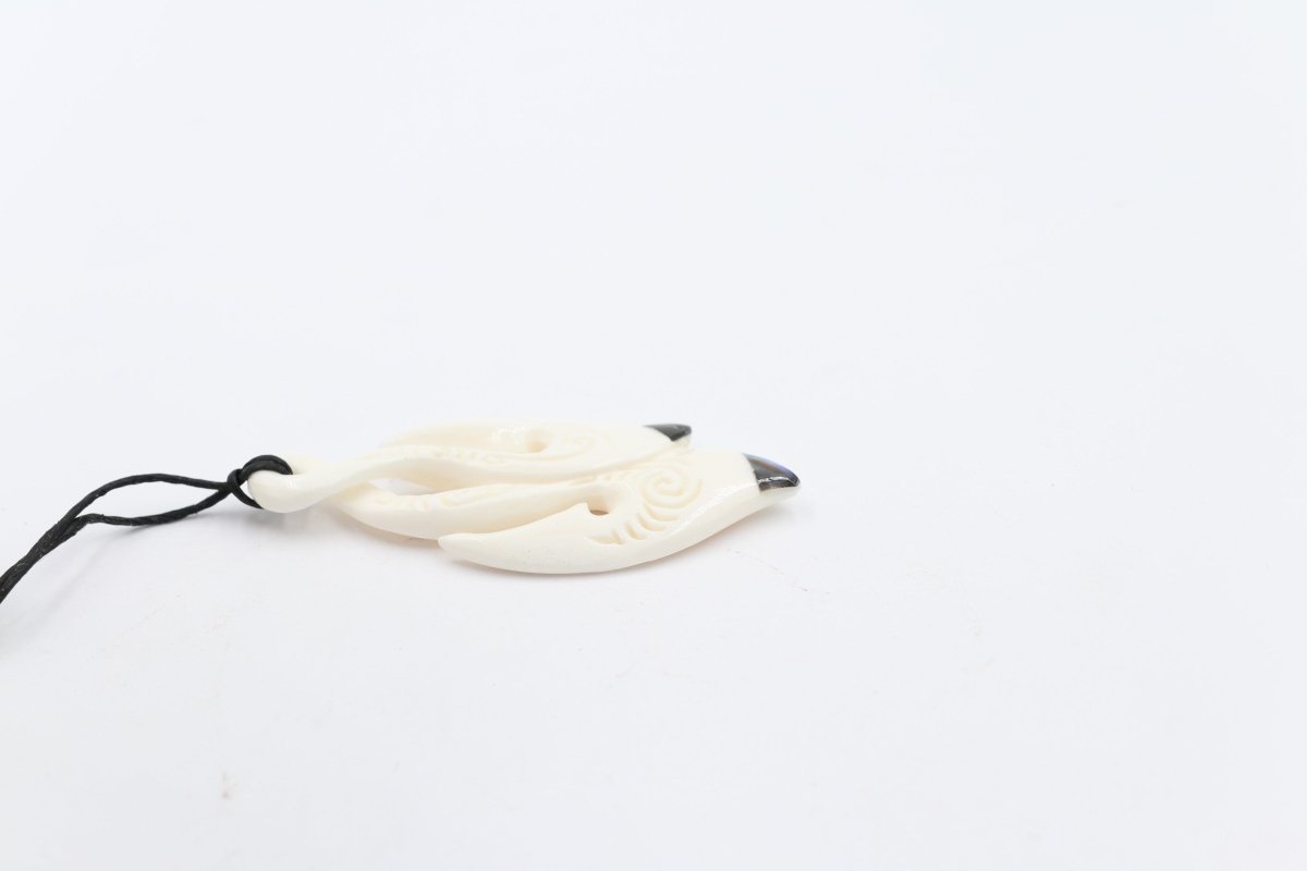 Bone Double Hook Pendant