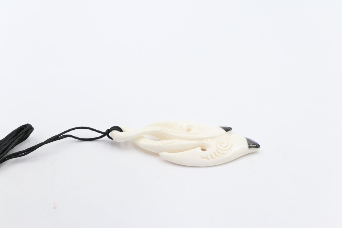 Bone Double Hook Pendant