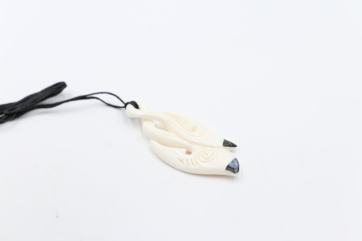 Bone Double Hook Pendant