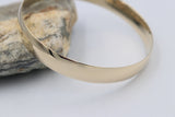 9ct Solid Gold Bangle 10mm wide