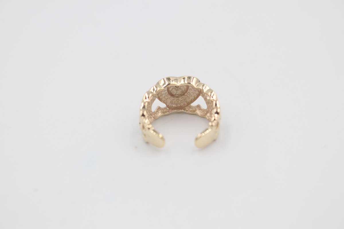 9ct Gold Ladies Gold Toe Ring CYT203