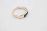 9ct Gold Greenstone Ring