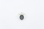 Stg SIlver Mens Opal Ring
