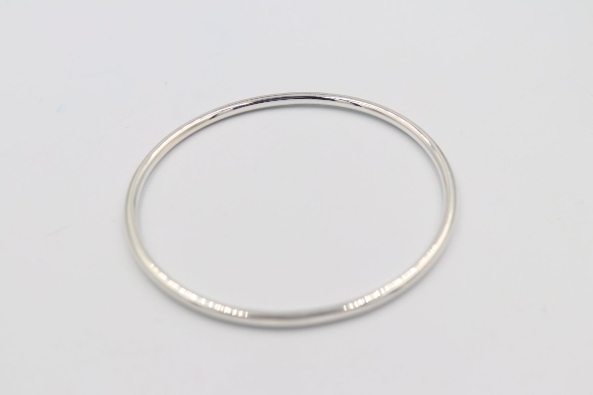 Sterling Silver Full Round Bangle