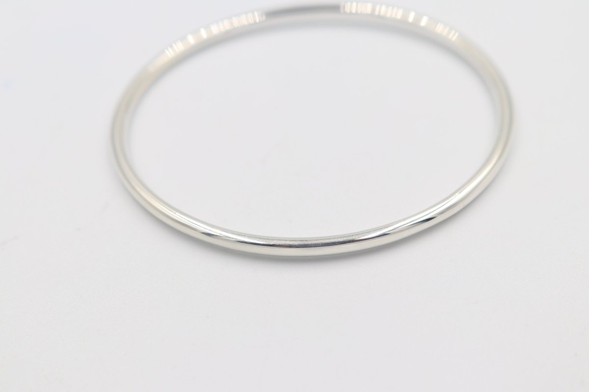 Sterling Silver Full Round Bangle
