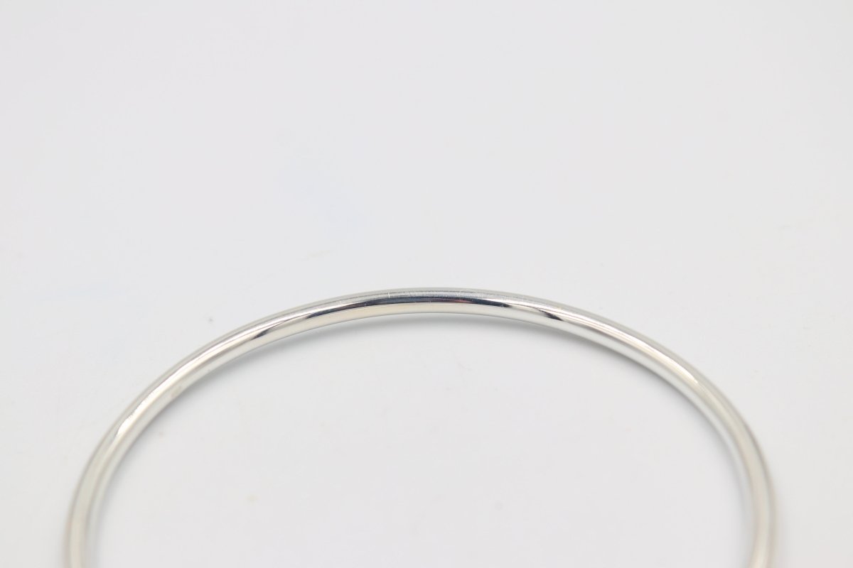 Sterling Silver Full Round Bangle