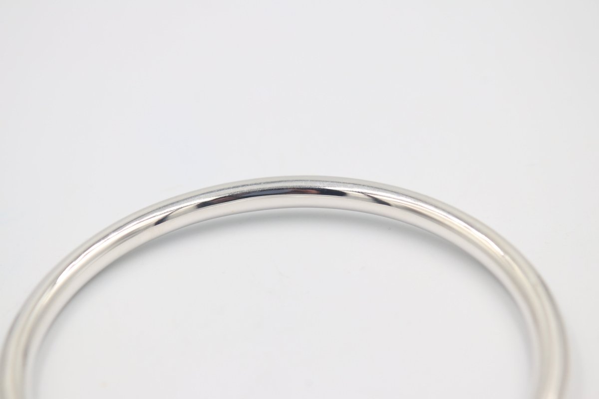 Sterling Silver Full Round Bangle SYB57