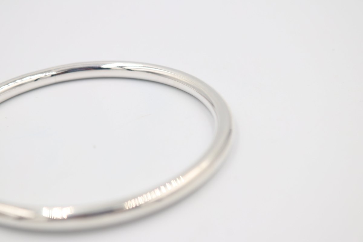 Sterling Silver Full Round Bangle SYB57