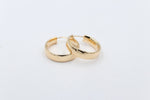 9ct Gold Parini Concave Plain Hoops 200BC456/99