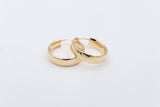 9ct Gold Parini Concave Plain Hoops 200BC456/99