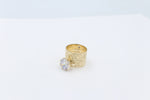 9ct Gold Ladies 2 Piece Set Ring  8.5mm wide bands