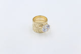9ct Gold Ladies 2 Piece Set Ring  8.5mm wide bands