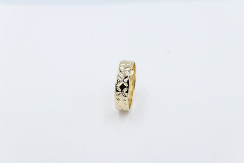 9ct Gold Wedding Band 6mm wide