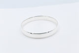 Sterling Silver Solid Bangle 8.5mm SYB32