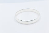 Sterling Silver Solid Bangle 8.5mm SYB32