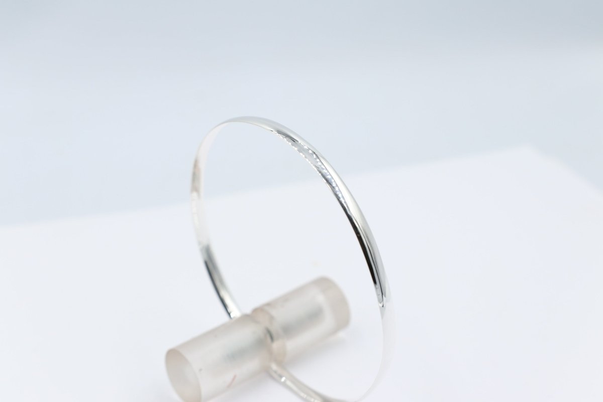 Sterling Silver Solid Bangle SCYB19