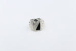 Stg Silver Ring with Greenstone 14ALXG