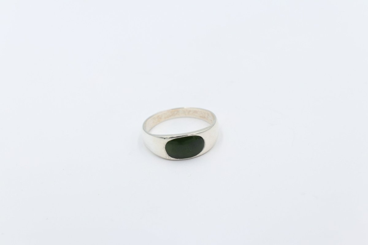 Stg Silver Ring with Onyx