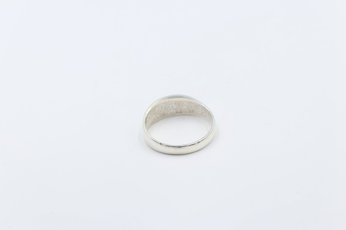 Stg Silver Ring with Onyx