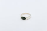 Stg Silver Ring with Onyx