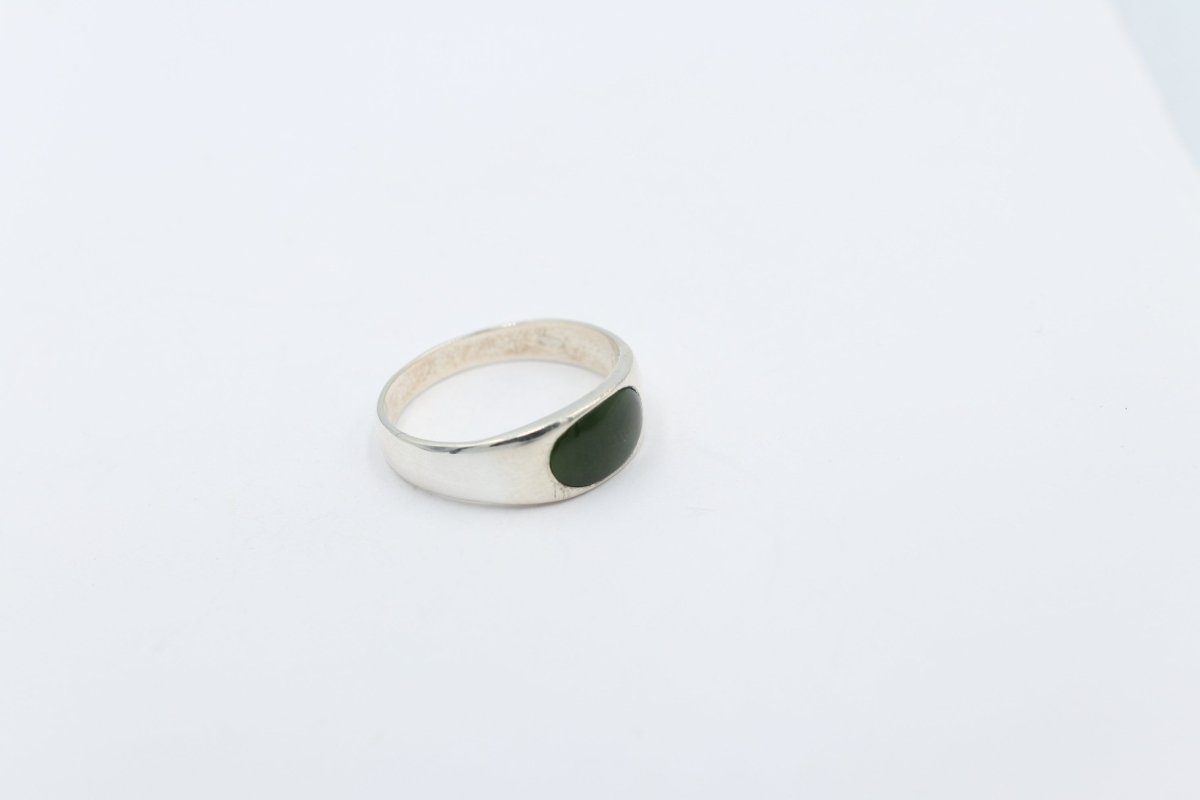 Stg Silver Ring with Onyx