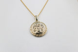 9ct Gold Medusa Pendent
