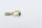 9ct Gold Ladies  Greenstone Ring