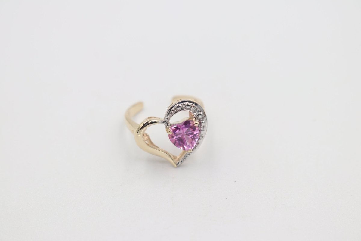9ct Gold Ladies Gold Toe Ring