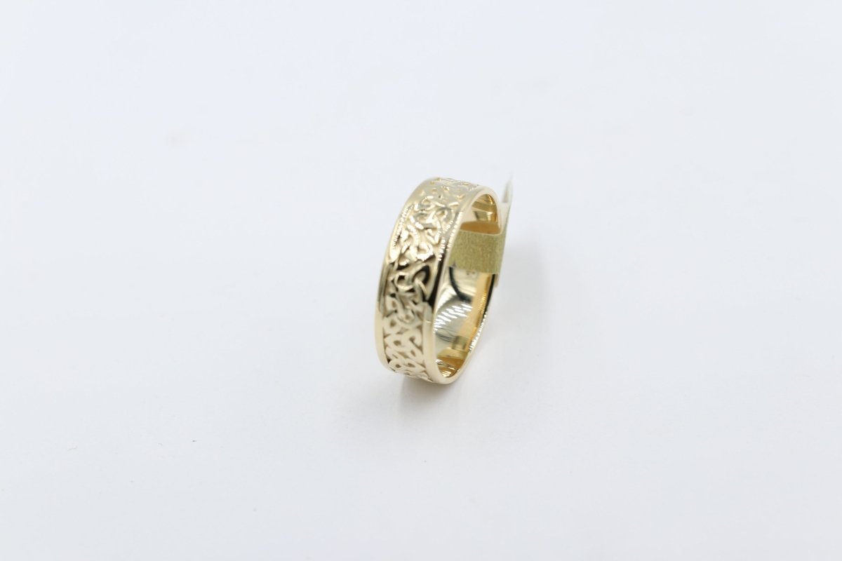 9ct Gold Trinity Knot Ring 7mm