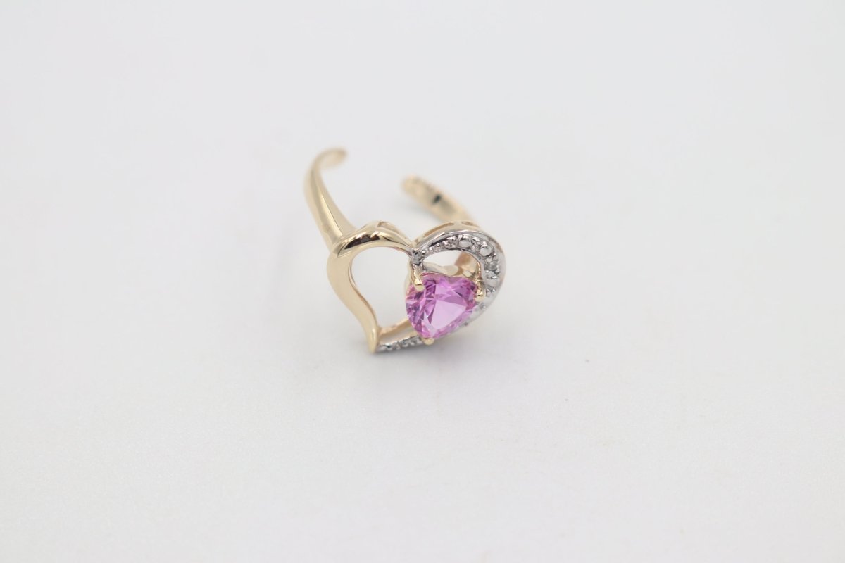 9ct Gold Ladies Gold Toe Ring