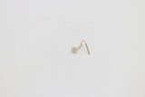 9ct Yellow Gold Genuine Diamond Nose Stud 0.03ct