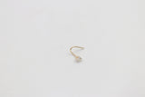 9ct Yellow Gold Genuine Diamond Nose Stud 0.03ct