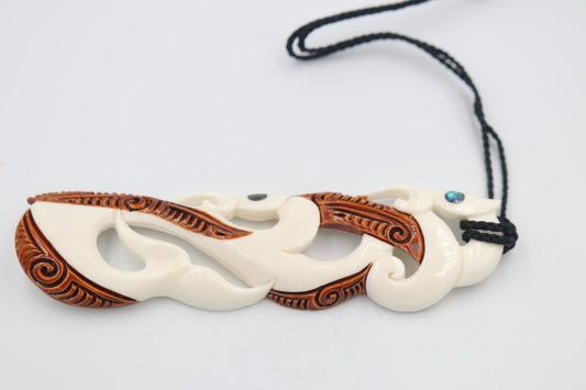 XL Bone Manaia Pendent BPXL011