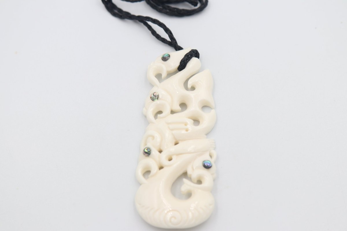 Bone Multi Manaia Pendent