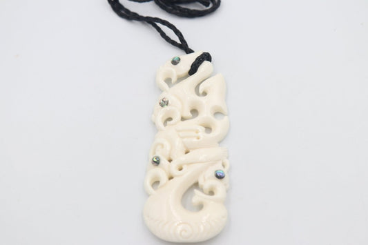 Bone Multi Manaia Pendent