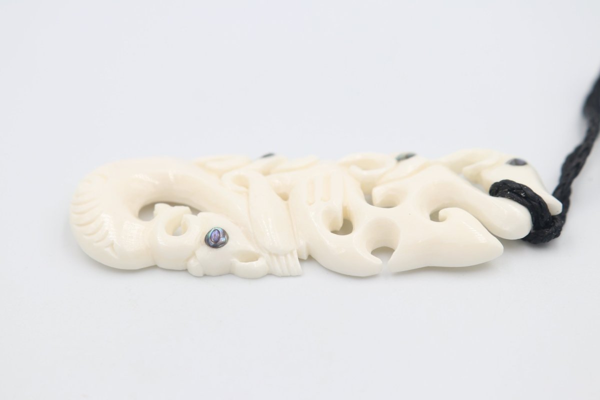 Bone Multi Manaia Pendent