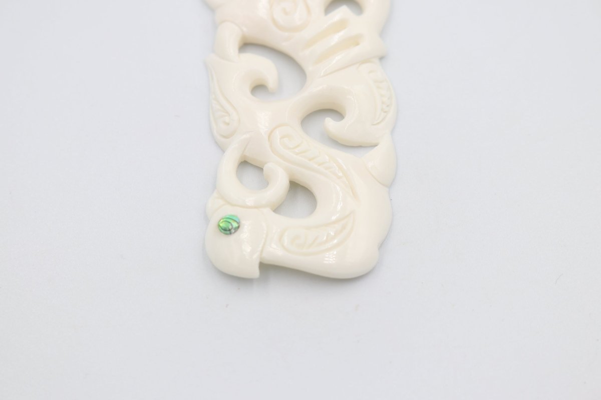 Bone  Manaia Pendent