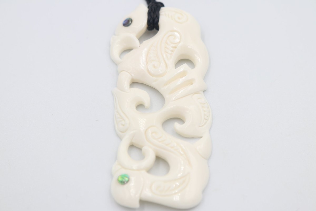 Bone  Manaia Pendent