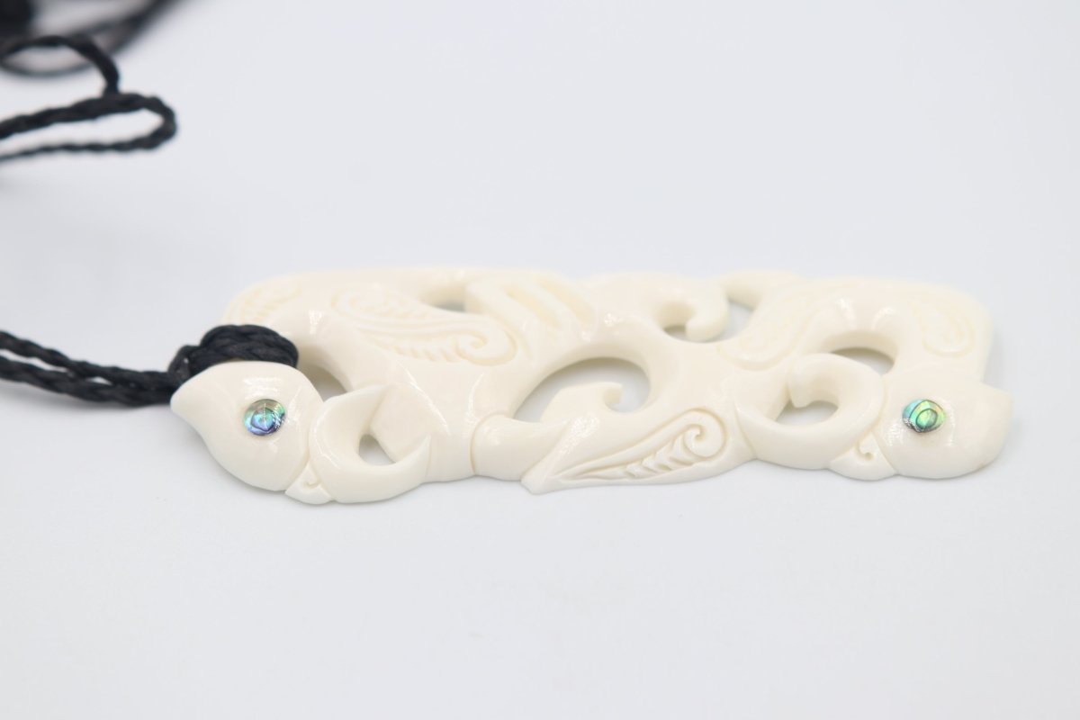 Bone  Manaia Pendent